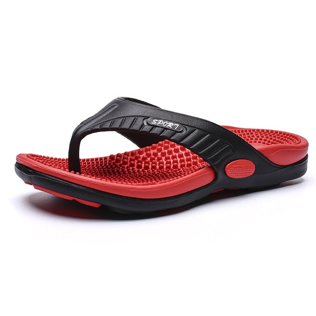 Massage Flip-flops Summer Men Slippers Beach Sandals Comfortable Men Casual Shoes Fashion Men Flip Flops Hot Sell Footwear 2021