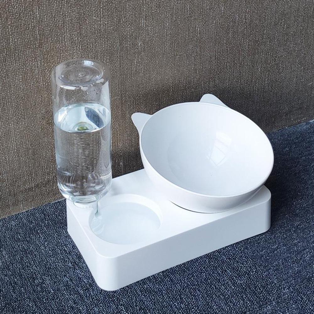 Pet Bowl Automatic Feeder Dog Cat Food Bowl with Water Dispenser Double Dog Drinking Bowl Cat Dish Bowls for Pet Food Supplies