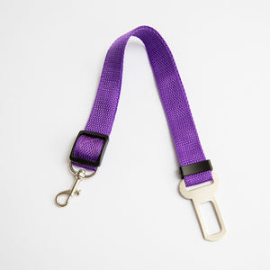 Adjustable Dog Cat Car Safety Belt Pet Seat Vehicle Seat Belt Harness Dog Lead Clip Pet Supplies Safety Lever Traction Collar